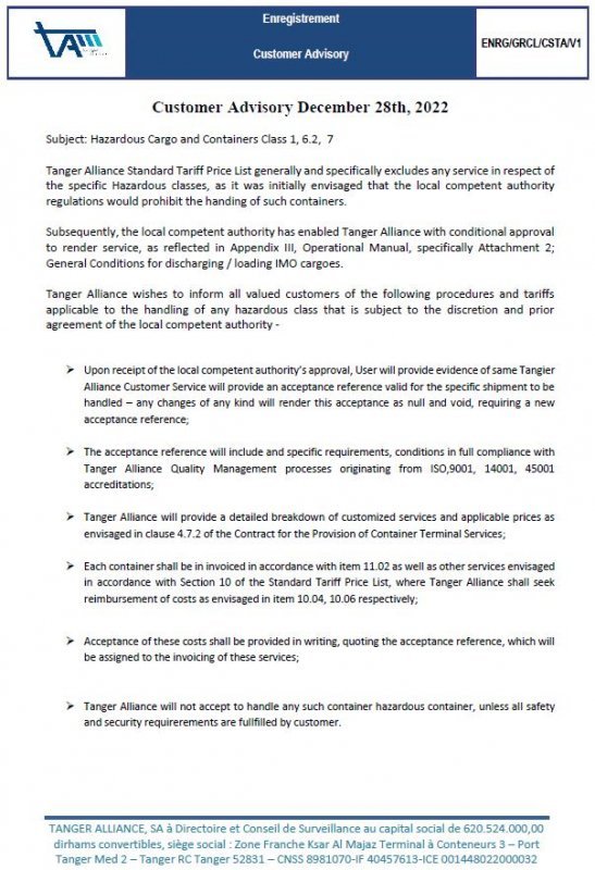 TAT_Customer Advisory Hazardous Classes_1_6.2_7_December_28_2022