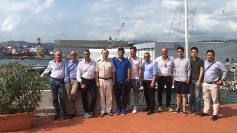 Chinese Journalists visiting La Spezia Container Terminal